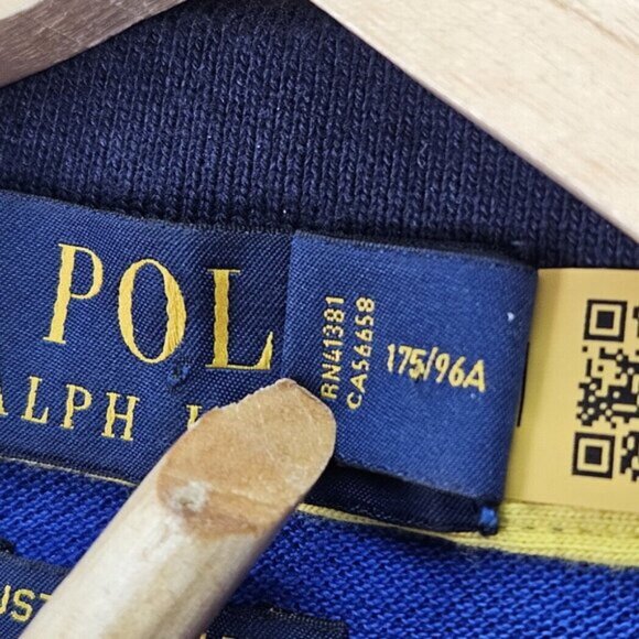 Polo Ralph Lauren Custom Slim Fit Big Pony Mesh Polo Shirt RLYC Yachtsman Mens M - Picture 8 of 10